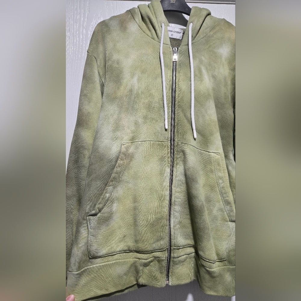 Cotton Citizen Green Brooklyn Oversized Tie-Dye Hoodie Size Small - Picture 4 of 8